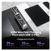 SHARGE Shargeek 300, powerbanka 24 000 mAh, 300 W