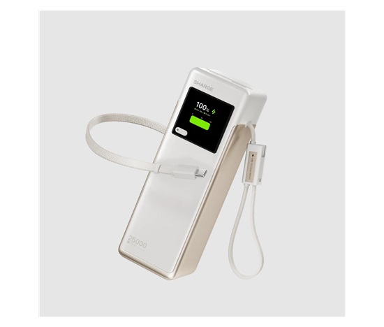 SHARGE HyperTower 170, powerbanka 25 000 mAh, 170 W - bílá