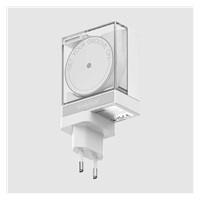 SHARGE Retractable 65, GaN nabíječka 65 W s integrovaným USB-C kabelem - bílá