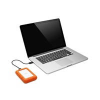 LaCie Externí HDD 2TB Rugged Mini, USB-C, Oranžová