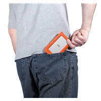 LaCie Externí HDD 2TB Rugged Mini, USB-C, Oranžová