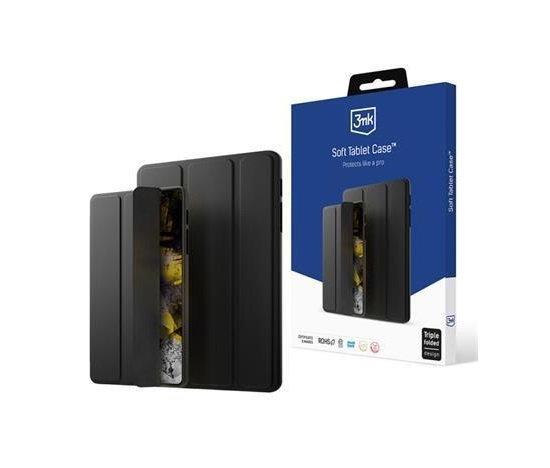 3mk ochranné pouzdro Soft Tablet Case pro Apple iPad 10,9" 10 gen / 11" 11 gen, černá (rozbaleno)
