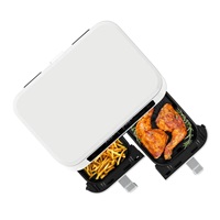 Salente DoubleAir, duální horkovzdušná fritéza, 11 l, bílá