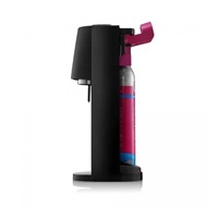 BAZAR - SodaStream Terra Black výrobník sody, mechanický, 2x 1l láhev SodaStream Fuse, bombička s CO2, černý - Poškozený