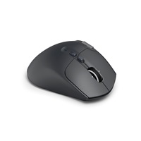 Hama Ergo myš "WM-900" pro více zařízení, bezdrátová/BT, LED, černá