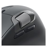 Hama Ergo myš "WM-900" pro více zařízení, bezdrátová/BT, LED, černá