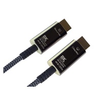 BAZAR - PREMIUMCORD Ultra High Speed HDMI 2.1 optický fiber kabel 8K@60Hz, zlacené 7m - Poškozený obal (Komplet)