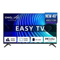 CHiQ 40D210M TV 40", FHD, klasická TV, ne-smart, hotelový mód, Dolby Audio, Frameless, metalická