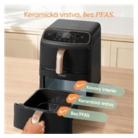Cosori Turbo Tower Compact horkovzdušná fritéza 8,6 L černá