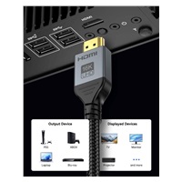 PremiumCord Kabel Ultra HD HDMI 2.2 16K@60Hz, 8K@240Hz, 4K@480Hz, pozlacený, 5m