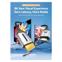 PremiumCord Ultra High Speed HDMI 2.1 optický fiber kabel, 8K@60Hz, pozlacený, 5m