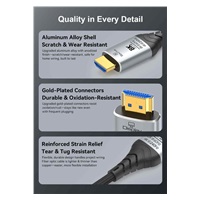 PremiumCord Ultra High Speed HDMI 2.1 optický fiber kabel, 8K@60Hz, pozlacený, 20m