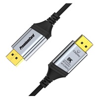 PremiumCord Kabel DisplayPort 1.4 8K optický M/M, pozlacený, 15m