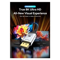 PremiumCord Kabel DisplayPort 1.4 8K optický M/M, pozlacený, 15m