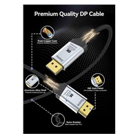 PremiumCord Kabel DisplayPort 1.4 8K optický M/M, pozlacený, 25m