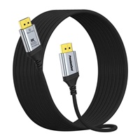PremiumCord Kabel DisplayPort 1.4 8K optický M/M, pozlacený, 30m