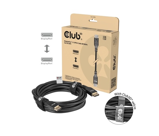Club3D Kabel DisplayPort 2.1 DP54, 8K165Hz, 5m