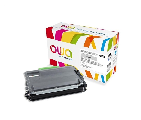 BAZAR-OWA Armor toner pro BROTHER HL L5000,L5100,L5200,L6250,L6300,L6400,DCPL5500,8000Stran,TN3480,černá -Poskozeny obal