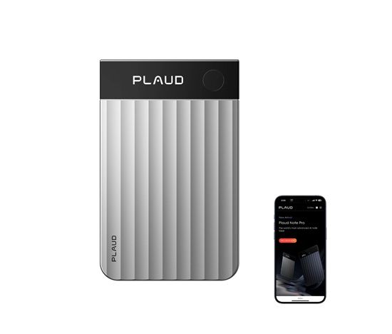 PLAUD Note Pro - AI hlasový záznamník, stříbrný