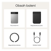 PLAUD Note Pro - AI hlasový záznamník, stříbrný