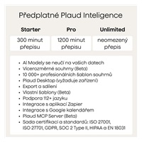 PLAUD Note Pro - AI hlasový záznamník, stříbrný