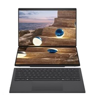 ASUS NTB Zenbook DUO OLED (UX8407AA-OLED514X),Ultra X9 378H, 14" 2880 x 1800, 32GB, 1TB SSD,Intel Graphics, W11 Pro,Gray