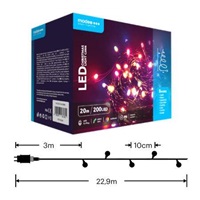 Modee ML-C2006 200LED 20m vánoční řetěz , barevná 8 programů IP44