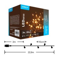 Modee ML-C2004 200LED 20m vánoční řetěz , teplá 8 programů IP44