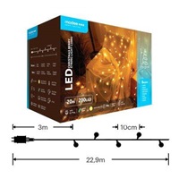 Modee ML-C20092 200LED 20m vánoční řetěz kuličky, teplá 8 programů IP44
