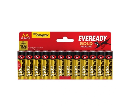 Energizer LR6/12 EVEREADY GOLD AA family 12pack Alkalické
