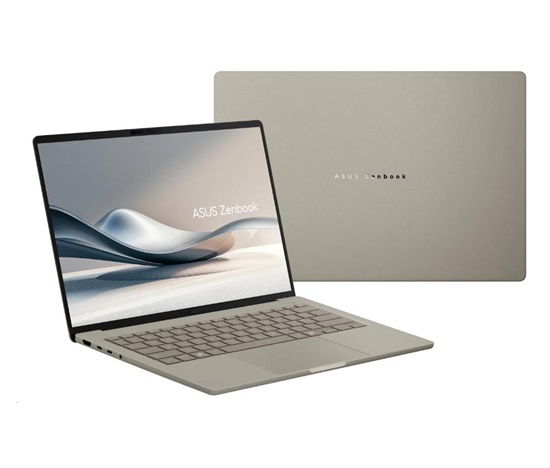 ASUS NTB Zenbook A14 (UX3407QA-OLED647WZ), Snap X1 26 100, 16" 1920x1200, 32GB, 512GB SSD, Adreno, W11 Home,Beige