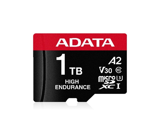 ADATA MicroSDXC karta 1TB High Endurance, UHS-I Class 10, A2, V30 (R:100/W:85 MB/s)