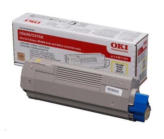 Oki Toner Žlutý do C5650/C5750 (2 000 stránek)
