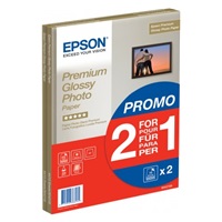 EPSON Paper A4 Premium Glossy Photo 255g/m2 (2x15 sheet) 2 za cenu 1