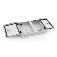 TRITON Nástěnný optický rozvaděč 24xST, 24xSC single,16xSC duplex, šedý