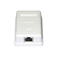 Zásuvka STP 1x RJ45 Cat5E, blok 110, na omítku