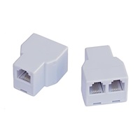 Dvojspojka RJ11, 1x6p4c/2x6p4c - telefonní