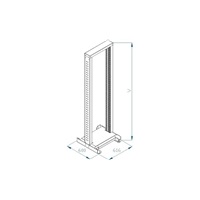 TRITON 19" montážní rám 37U, jednodílný