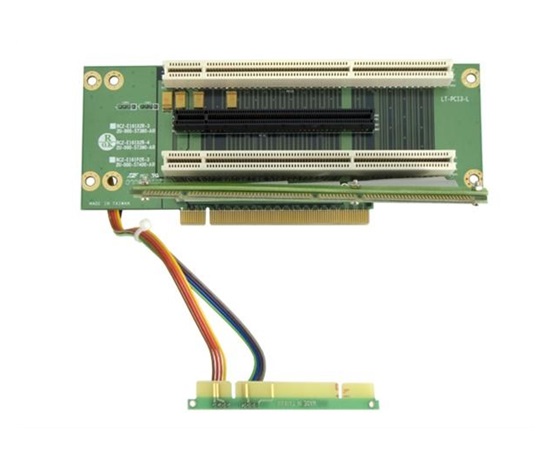 CHIEFTEC Riser card 2U RC2-E16X2R-4, support 1xPCI-E x 16 slot & 2xPCI-X 133 slot