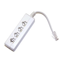 Rozčtyřka RJ45, 1x8p8c/4x8p2c - telefonní