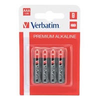 VERBATIM Alkalické baterie AAA, 4 PACK , LR3