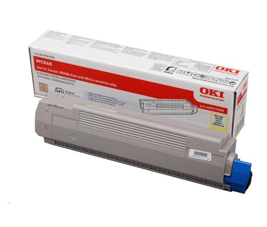 Oki Toner Žlutý do MC860 (10.000 stránek)