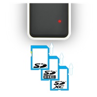 AXAGON CRE-X1, USB 2.0 externí MINI čtečka 5-slot ALL-IN-ONE