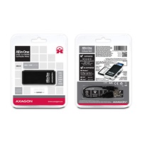AXAGON CRE-X1, USB 2.0 externí MINI čtečka 5-slot ALL-IN-ONE