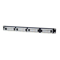 Intellinet Patch panel 24 port Cat5e, UTP, černý