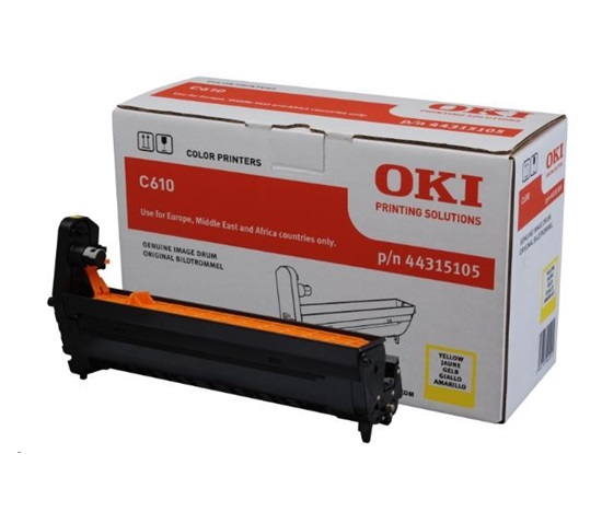 Oki Obraz. válec pro žlutý toner do C610 (20 000 stránek)