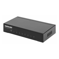 Intellinet 8-Port Gigabit Ethernet Switch, kovový