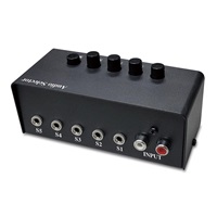 GENIUS Stereo Switching Box, pro výběr zvukového výstupu až na 5 repro