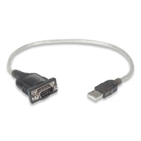 MANHATTAN převodník z USB na sériový port (USB AM / DB9M, RS232), blistr