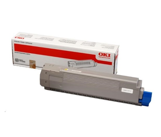 Oki Toner Žlutý do C801/C821 (7 300 stránek)